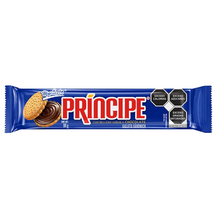 Marinela Galletas Príncipe con Relleno Sabor Chocolate 22/84 g — Imagen 2 de 4