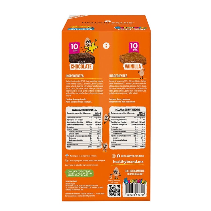 Healthy Brand Brownies 20/20 g — Imagen 3 de 3