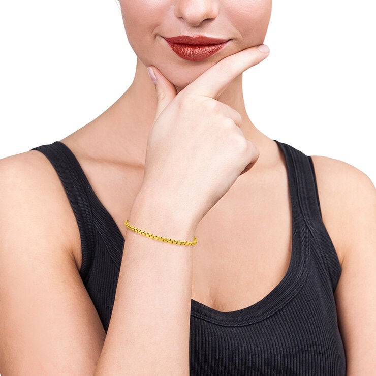 Pulsera de Oro Amarillo, 14K — Imagen 3 de 4