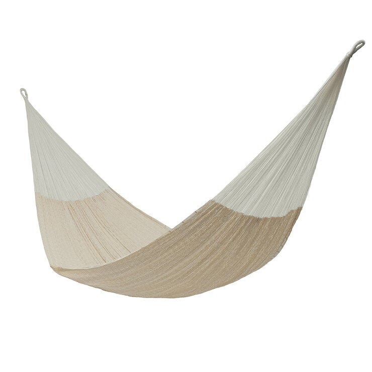 Arte Mayab, Hamaca Artesanal Modelo Maya Arena, Color Beige — Imagen 1 de 4