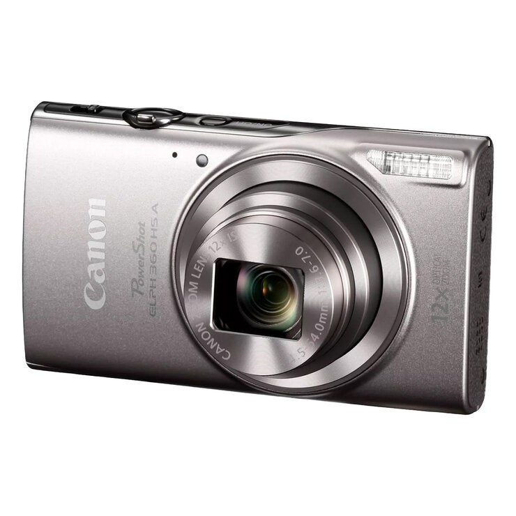 Canon PowerShot ELPH 360 A Cámara Digital Plateada — Imagen 4 de 4