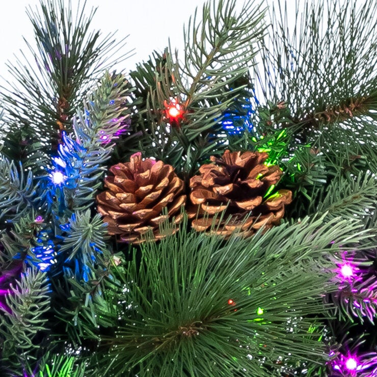Guirnalda Artificial Navideña de 2.7m Preiluminada con 150 Luces Radiant Micro LED — Imagen 4 de 4