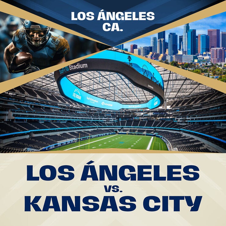 NFL Los Ángeles vs. Kansas: Paquete para 2 personas del 1 al 4 de diciembre de 2026