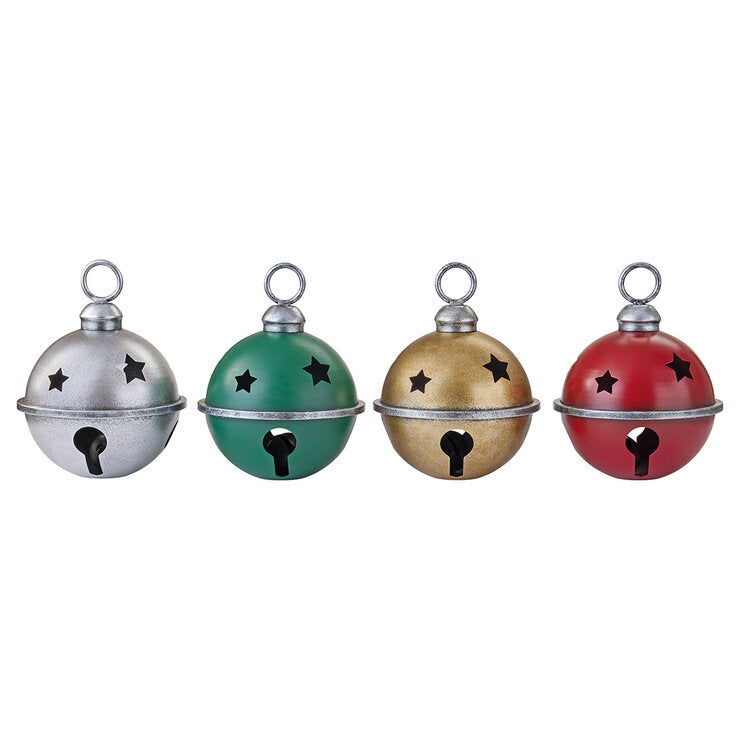 Cascabeles Metálicos Decorativos, Juego de 4 Pzas. — Imagen 4 de 4