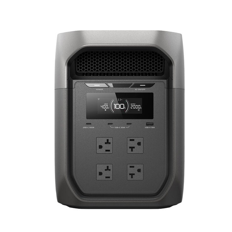 EcoFlow, Estación de Energía Portátil Delta 3 Max + Panel Solar 400W