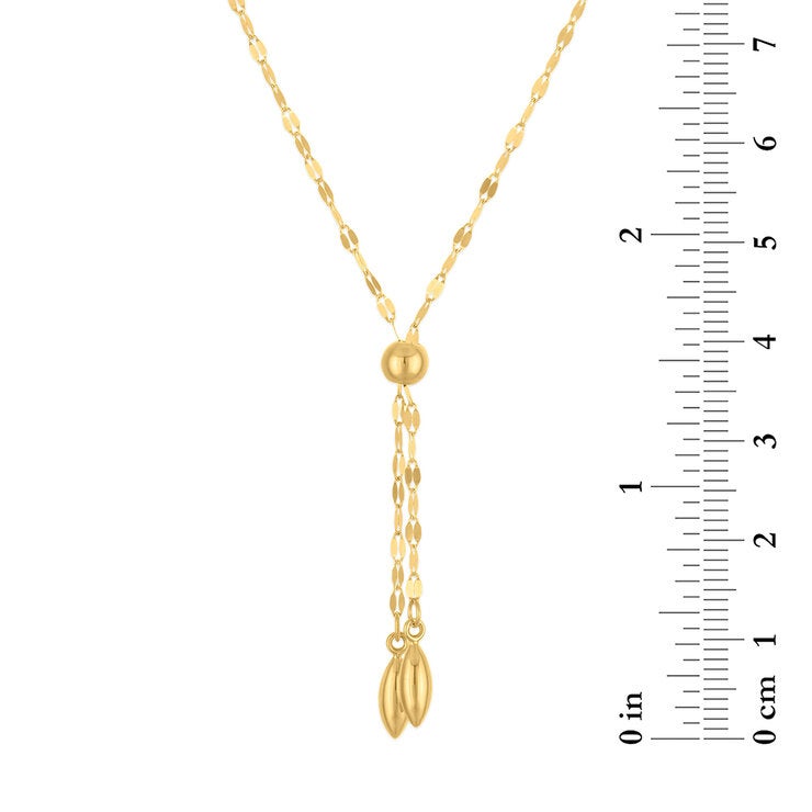 Collar Ajustable de Oro Amarillo 14K — Imagen 2 de 4