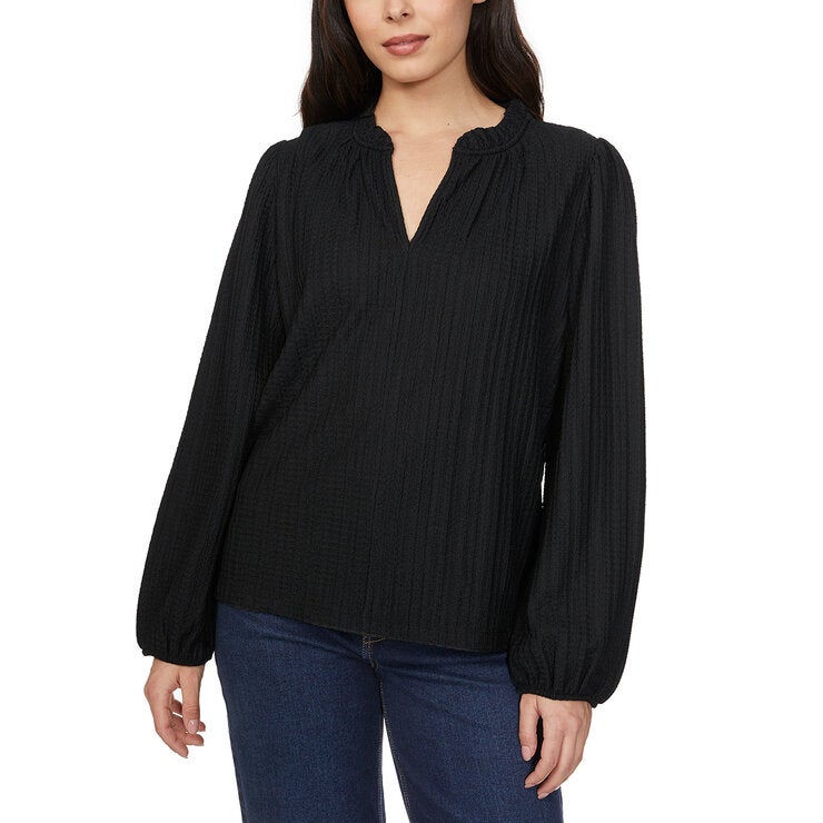 Buffalo David Bitton Blusa de manga larga abullada para Dama Varias Tallas y Colores — Imagen 1 de 3