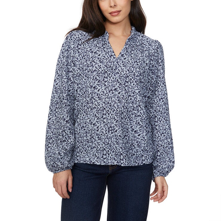 Buffalo David Bitton Blusa de manga larga abullada para Dama Varias Tallas y Colores — Imagen 2 de 3