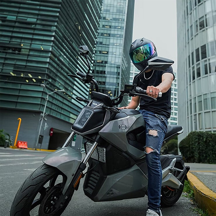 OMO Motocicleta Eléctrica Odysseus S3 Plus Gris — Imagen 3 de 4