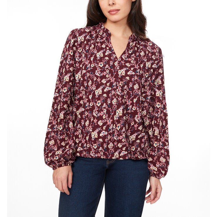 Buffalo David Bitton Blusa de manga larga abullada para Dama Varias Tallas y Colores — Imagen 3 de 3
