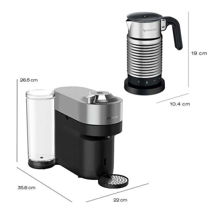 Nespresso, Cafetera Vertuo Pop con Espumador de Leche y 50 Cápsulas — Imagen 2 de 4
