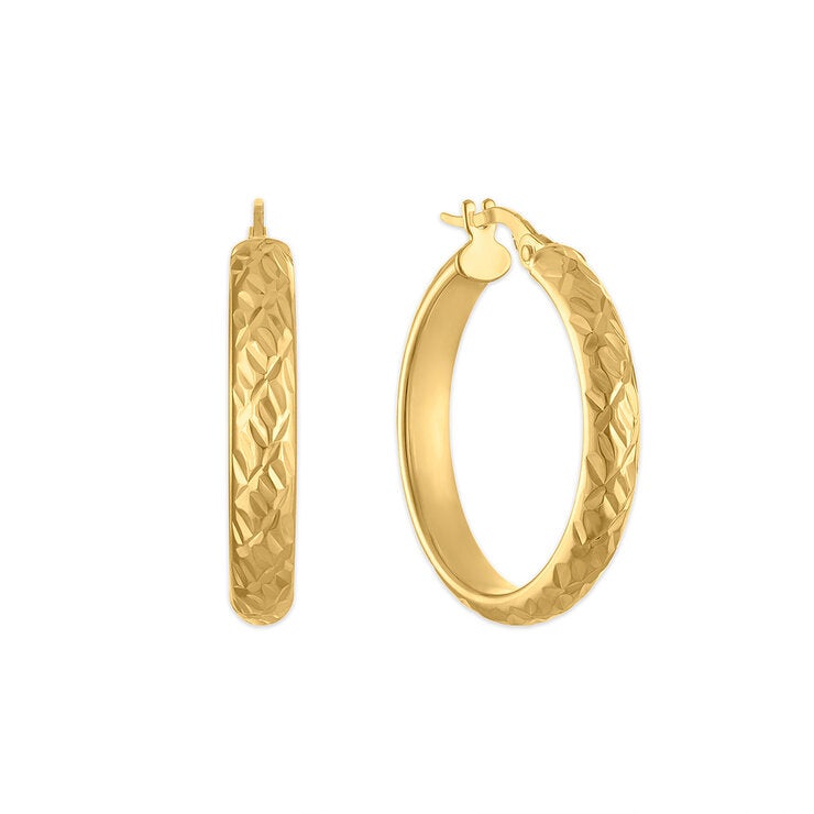 Arracadas, Oro Amarillo de 14K — Imagen 4 de 4