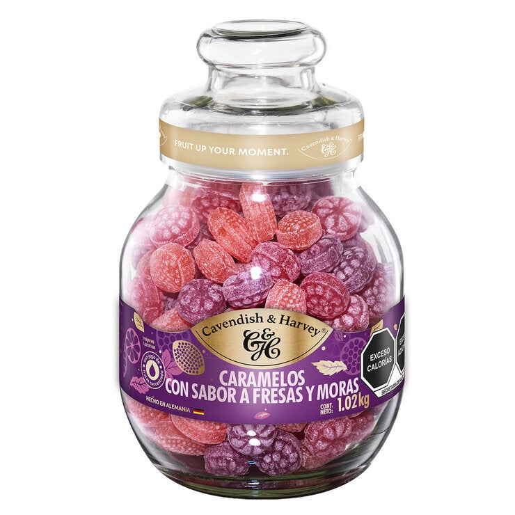 Cavendish & Harvey Caramelos con Sabor a Fresas y Moras 1 kg