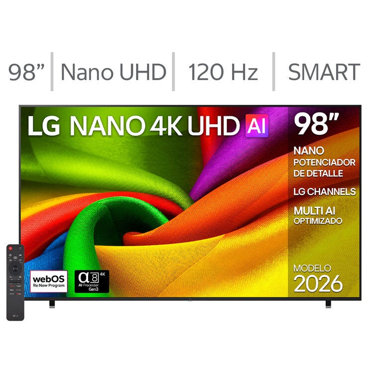 LG Pantalla 98" Nano UHD 4K Smart TV 98NU855BPSB — Imagen 1 de 4