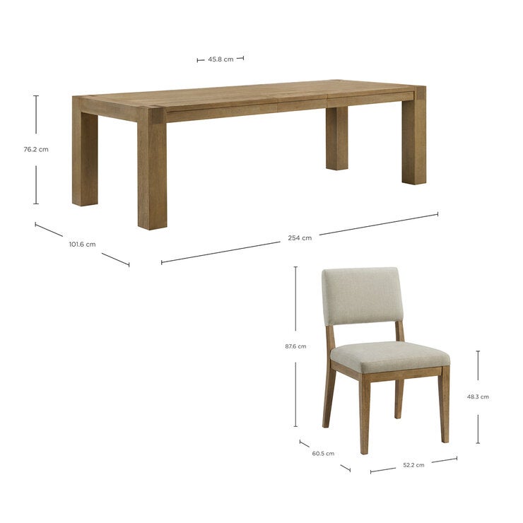 Pike and Main, Cowen, Juego de Comedor de 7 piezas — Imagen 3 de 4