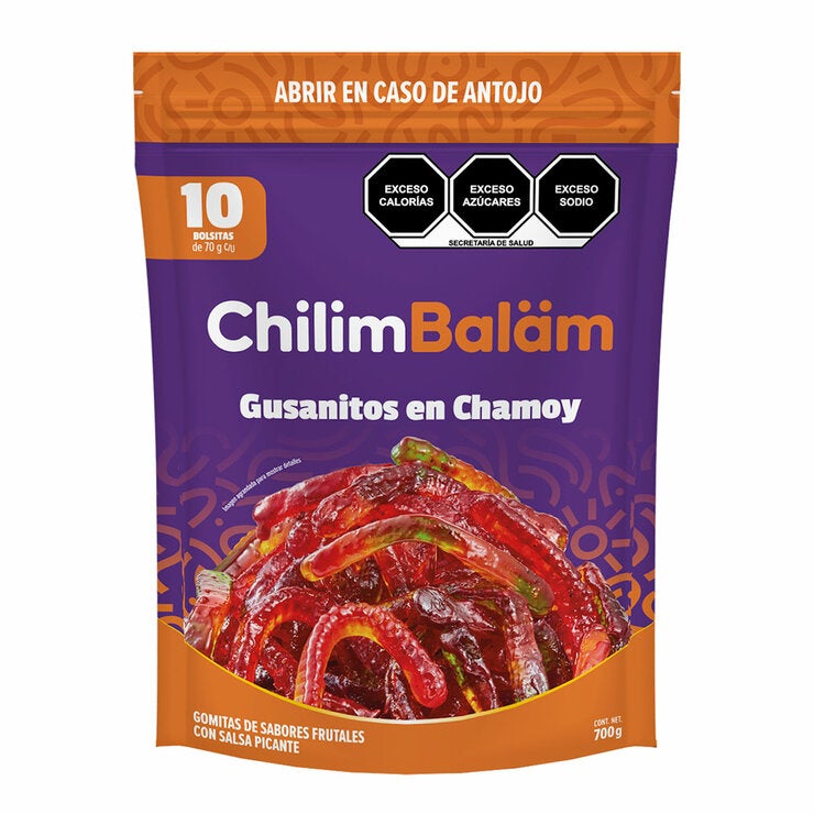 Chilim Balam Gusanitos con Chamoy 700 g — Imagen 1 de 4