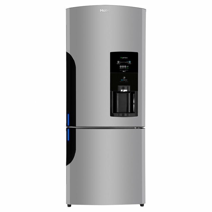 Mabe Refrigerador 19' Bottom Mount Acero — Imagen 1 de 4