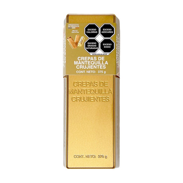 Gavottes Gold Bar Crepas de Mantequilla Crujiente 375 g — Imagen 1 de 3