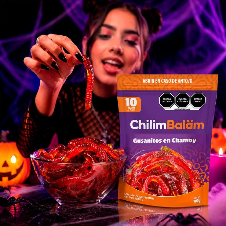 Chilim Balam Gusanitos con Chamoy 700 g — Imagen 3 de 4