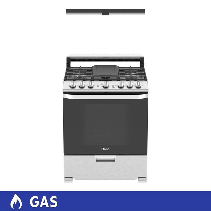Mabe Estufa de Gas de Piso 76 cm con Air Fry con 6 Quemadores — Imagen 1 de 4