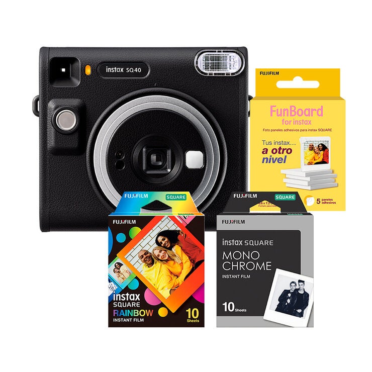 Fujifilm Cámara Instax SQUARE SQ40 + accesorios