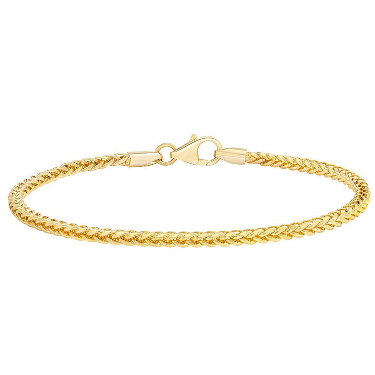 Pulsera de Eslabones, Oro Amarillo de 14K