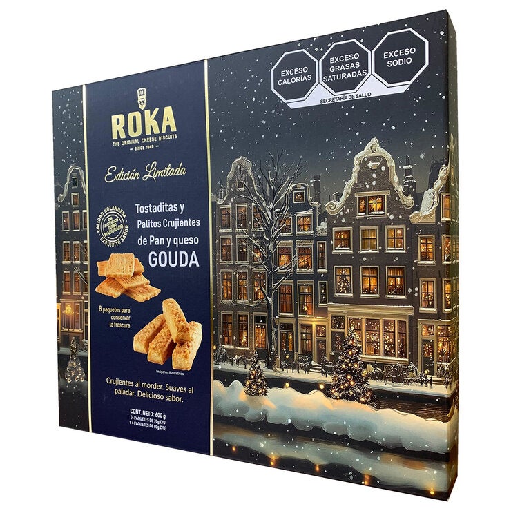 Roka Tostaditas y Palitos Crujientes de Pan y Queso Gouda 600 g — Imagen 2 de 3