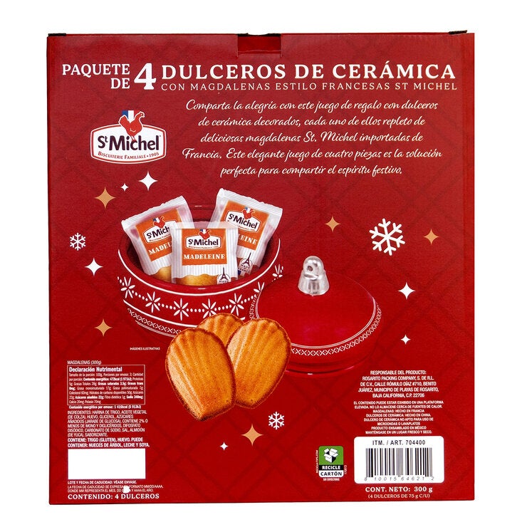 St Michel Dulceros de Cerámica con Magdalenas 300 g — Imagen 2 de 2