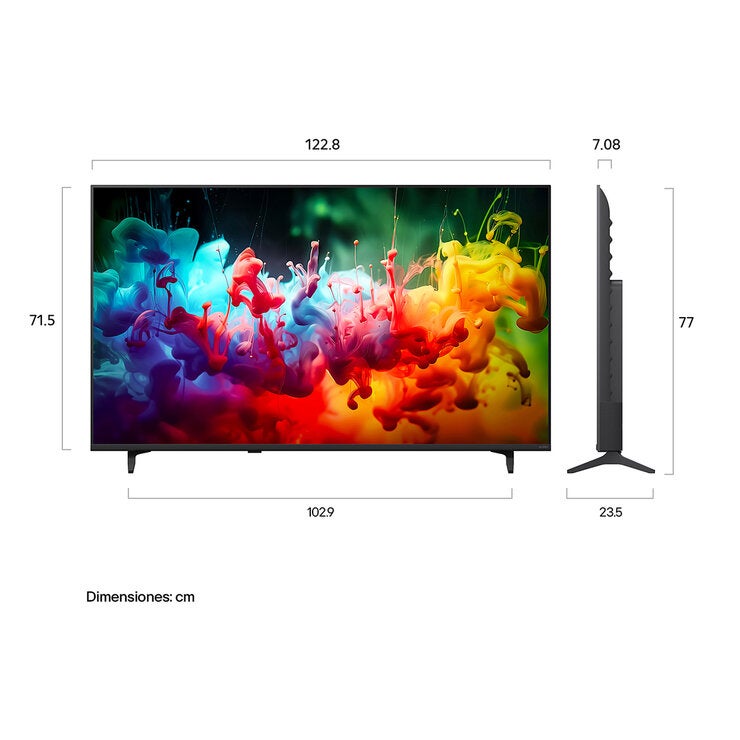 LG Pantalla 55" QNED Miniled 4K Smart TV 55QNED71BSC — Imagen 3 de 4