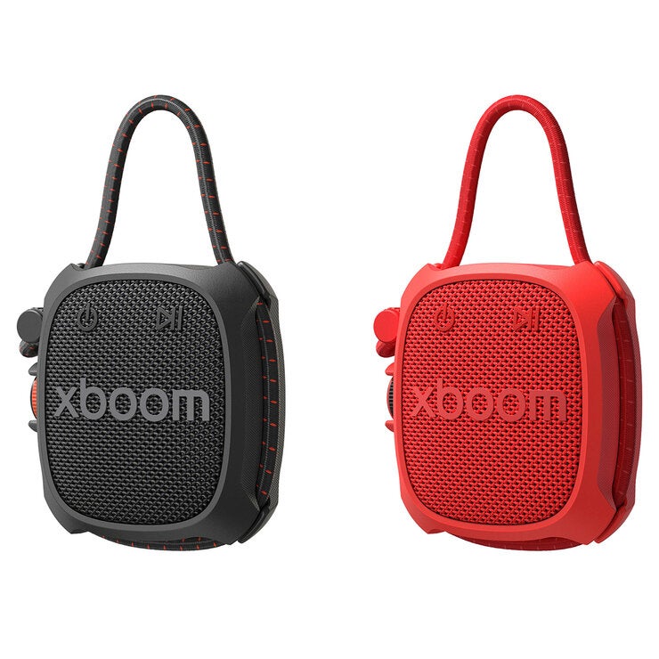 LG Xboom Rock by will.i.am Bocina Portátil 2 Pack (Negro + Rojo)