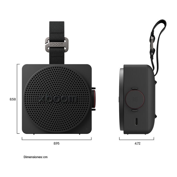 LG Xboom Mini by will.i.am Bocina Portátil Negra — Imagen 3 de 4