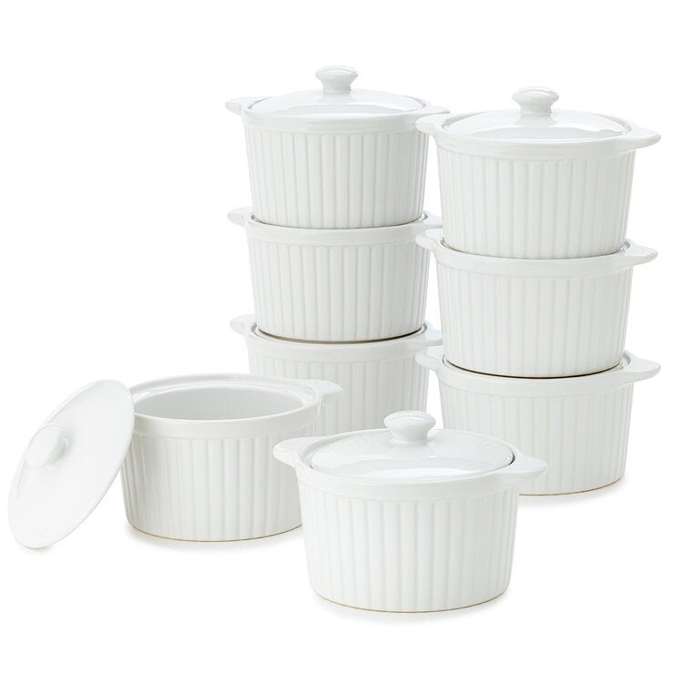 Signature Housewares Incorporated, 8 Ramequines de Cerámica con Tapa — Imagen 4 de 4