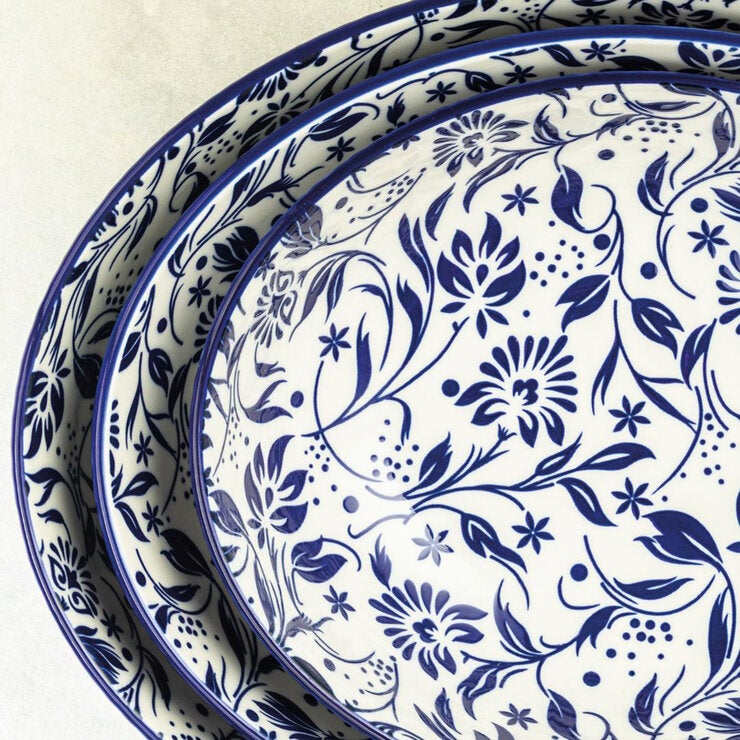 Signature Housewares Incorporated, Juego de Tazones de Cerámica Ovalados, 3 piezas — Imagen 3 de 4