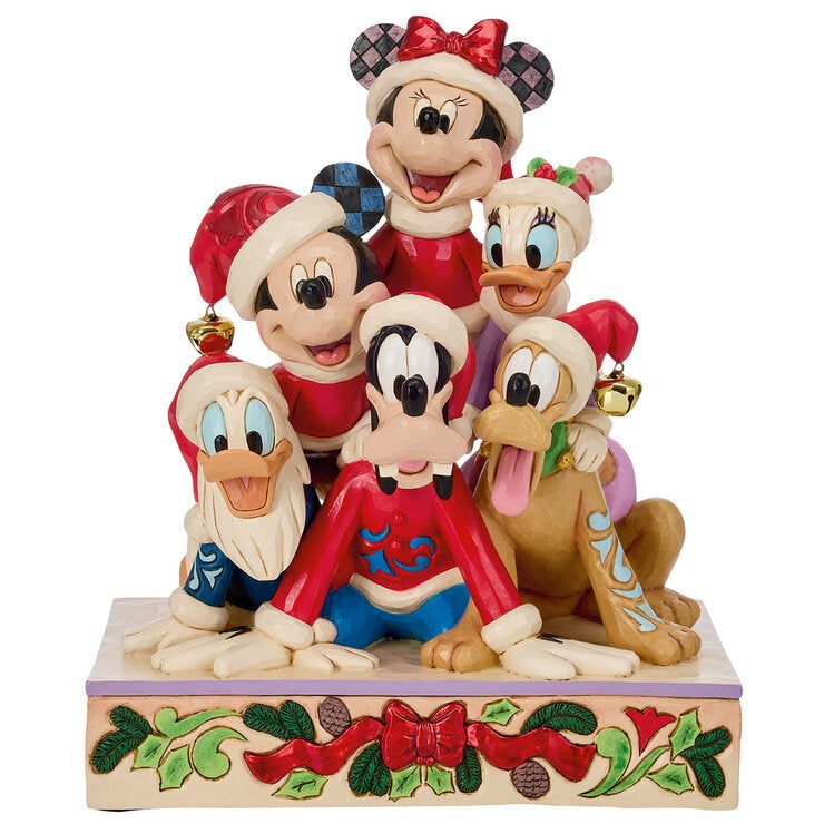 Jim Shore, Centro de Mesa Navideño con Figuras de Mickey y sus Amigos — Imagen 3 de 3