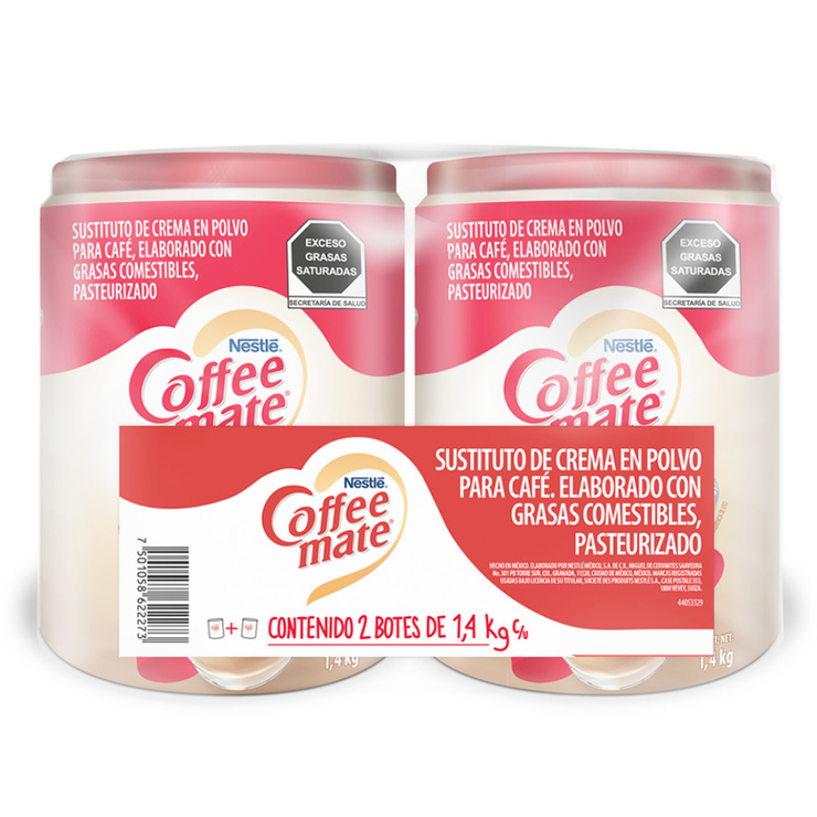 Coffee Mate Sustituto de Crema en Polvo 2 pzas de 1.4 kg