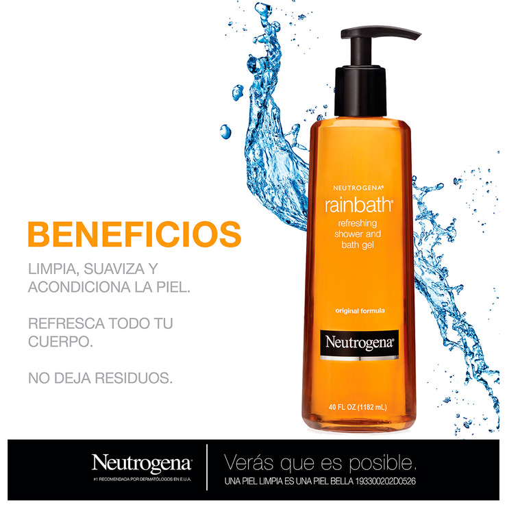 Neutrogena Rainbath Jabón Corporal Líquido de 1.18 l — Imagen 2 de 3