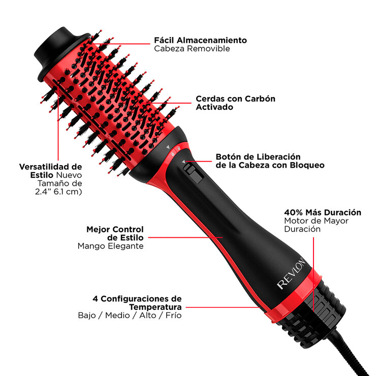 Revlon One Step, Secador y Voluminizador 3X Cerámica para Cabello  — Imagen 3 de 4