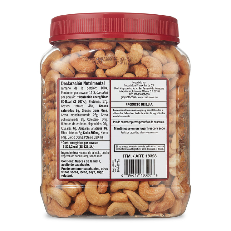 Kirkland Signature Nueces de la India 1.1 kg — Imagen 2 de 2