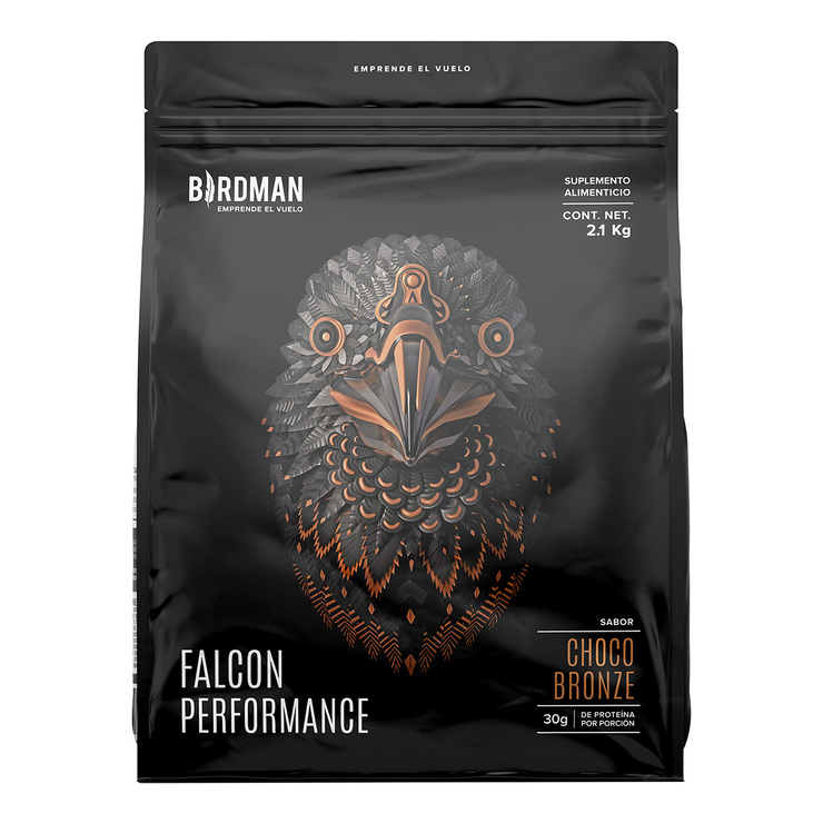 Birdman Falcon Performance Proteína Vegetal Sabor Chocolate 2.1 kg — Imagen 3 de 4