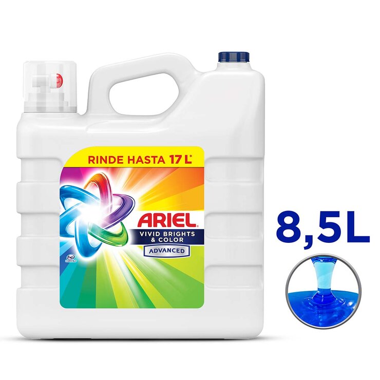 Ariel Vivid Detergente liquido para ropa 8.5 L — Imagen 2 de 3