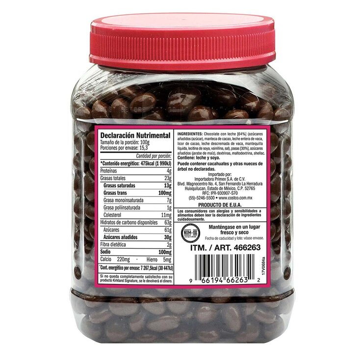Kirkland Signature Pasas Cubiertas de Chocolate 1.53 kg — Imagen 2 de 2