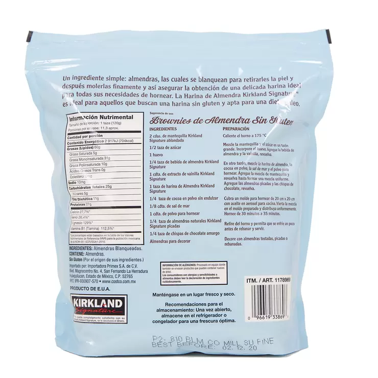 Kirkland Signature Harina de Almendra 1.361 kg — Imagen 2 de 2