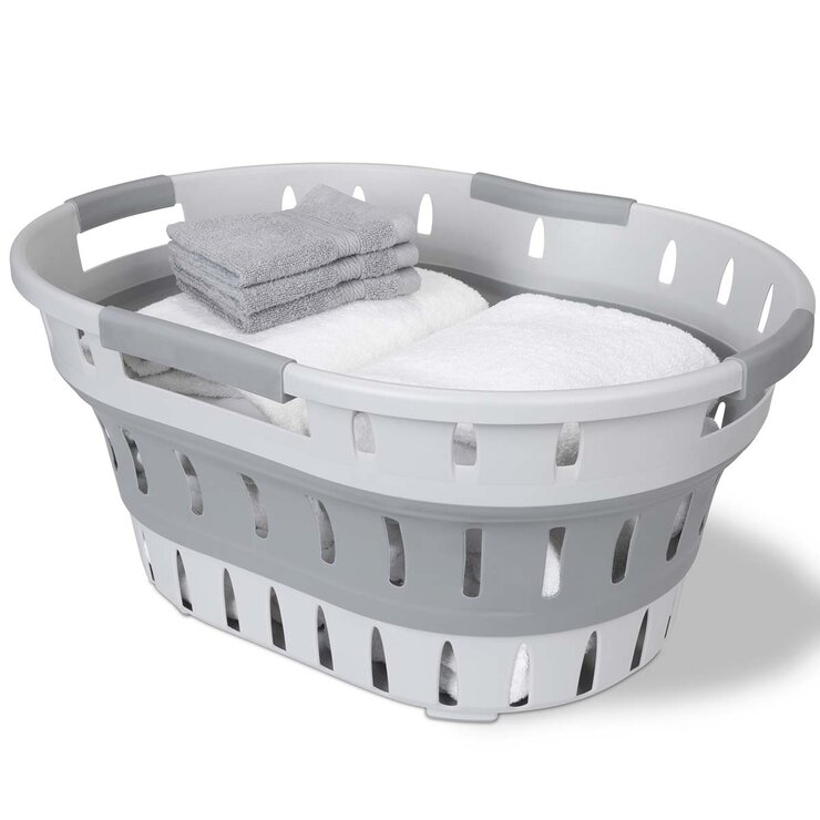 Smart Design Canasto Para Lavandería Plegable — Imagen 4 de 4