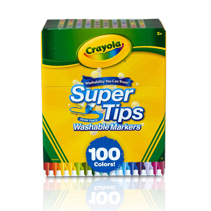 Crayola Marcadores Lavables 100 Colores — Imagen 1 de 4
