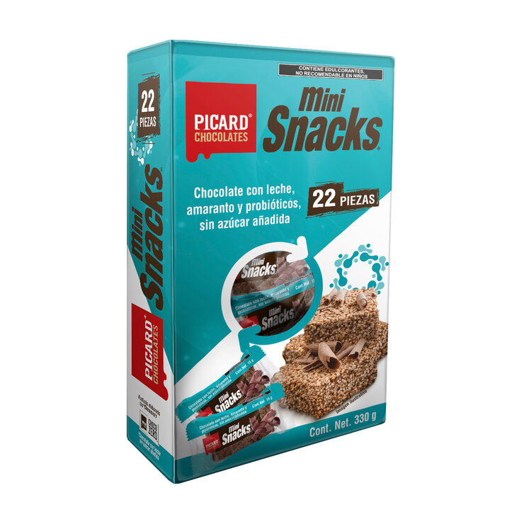 Picard Mini Snacks de Amaranto con Chocolate sin Azúcar 330 g — Imagen 2 de 3