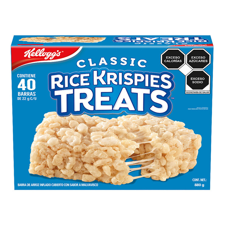 Kellogg's Barras de Arroz Inflado Rice Krispies 40 pzas de 22 g — Imagen 1 de 3
