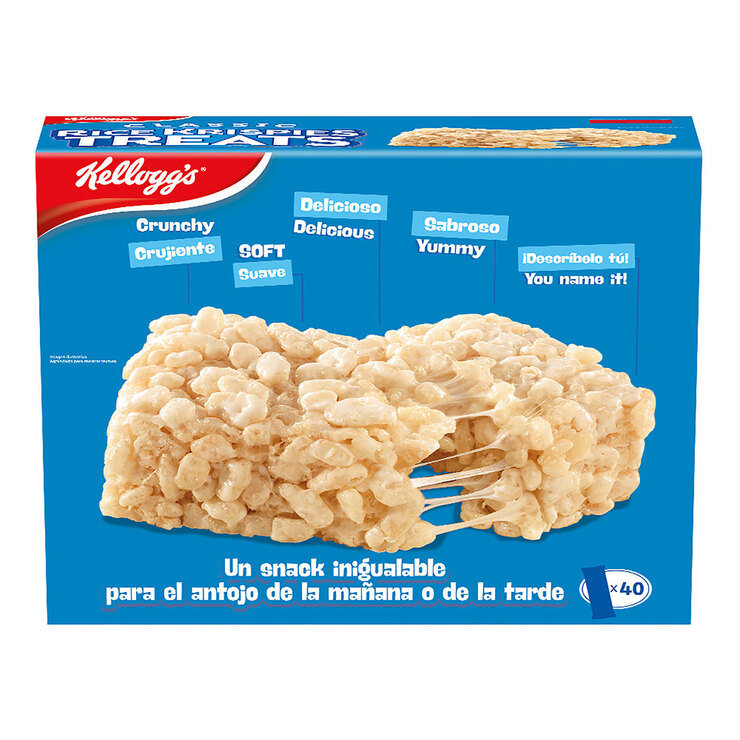 Kellogg's Barras de Arroz Inflado Rice Krispies 40 pzas de 22 g — Imagen 3 de 3