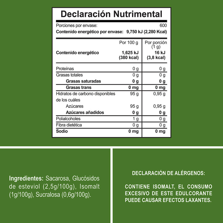 Svetia Edulcorante 600 sobres de 1 g — Imagen 2 de 3