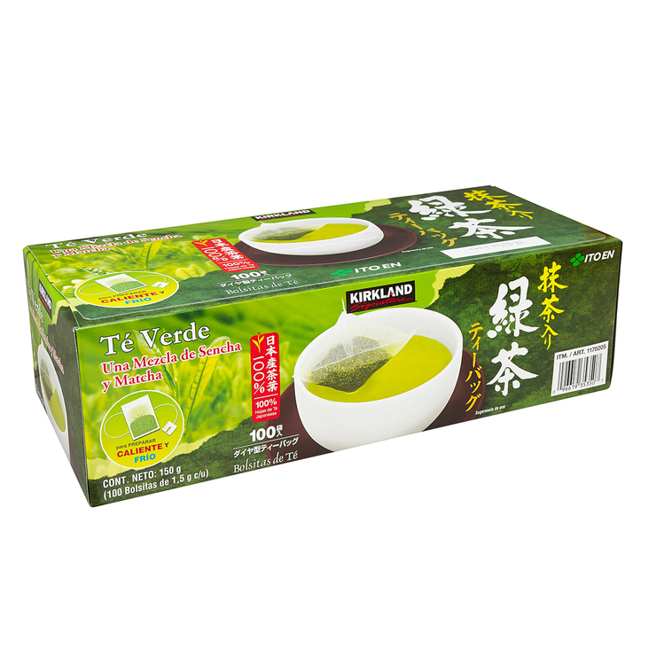 Kirkland Signature Te verde Japonés 100 sobres — Imagen 1 de 4