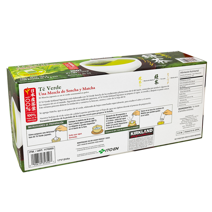 Kirkland Signature Te verde Japonés 100 sobres — Imagen 3 de 4
